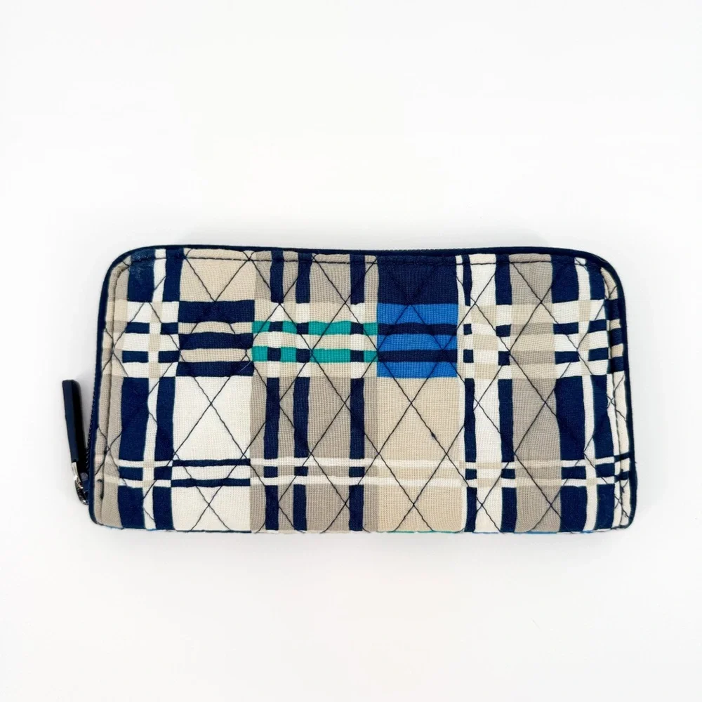Vera Bradley RFID Georgia Zip Around Wallet in Santiago Woven - Picture 2 of 7
